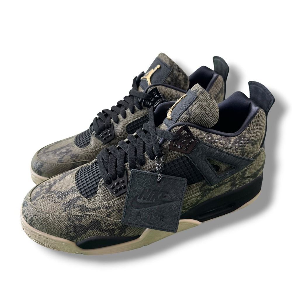 Air Jordan 4 Retro Camo Snakeskin Jordan Friends & Family PE Sample 2024 US 16
